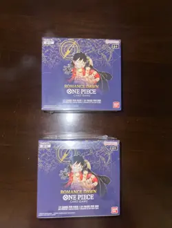 One Piece OP-01 Romance Dawn Booster Box BLUE BOTTOM English WAVE 1 SEALED - Image 1