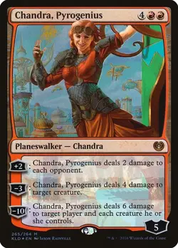Chandra, Pyrogenius 1x FOIL MtG FOIL Kaladesh LP/MP - Image 1