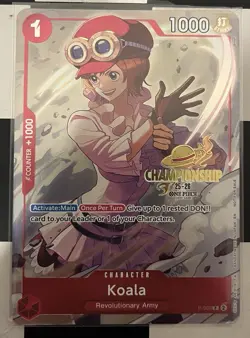 One Piece 25-26 Championship Stamp Koala P-069 - Image 1