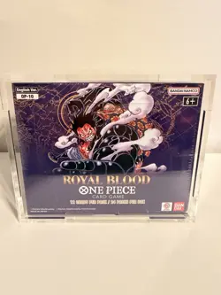 One Piece OP-10 Royal Blood Booster Box Factory Sealed (English) w/ acrylic case - Image 1