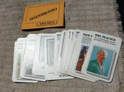 Clue Master Detective 1988 Replacement Parts: 30 game cards & secret envelope - Image 1