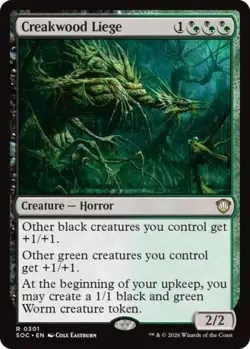 ~ Creakwood Liege ~ NM ~ Commander: Secrets of Strixhaven ~ MTG ~ - Image 1