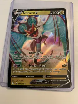 Pokemon TCG Noivern v Evolving Skies Holo Ultra Rare Card 117/203 - Image 1