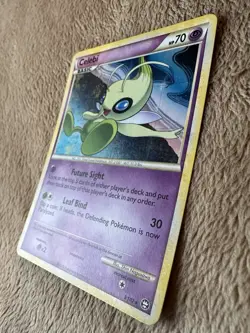 2010 Pokemon TCG HGSS Triumphant Celebi Holo Rare 3/102 LP SHARP CARD - Image 2
