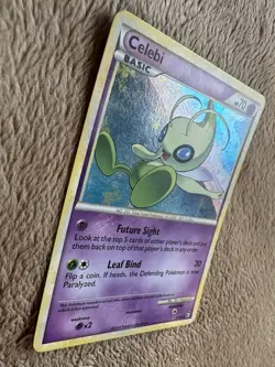 2010 Pokemon TCG HGSS Triumphant Celebi Holo Rare 3/102 LP SHARP CARD - Image 4