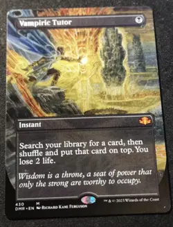 Vampiric Tutor - Borderless - DMR - MTG - EN - NM - 430 - Image 1