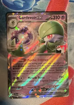 Gardevoir EX Stamped Double Rare Holo Card 086/198 Prize Pack Series NM - Image 1