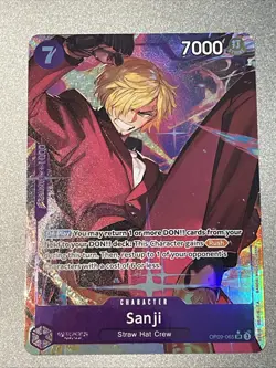 Sanji OP09-065 SR Alternative Art Card One Piece TCG - Image 1