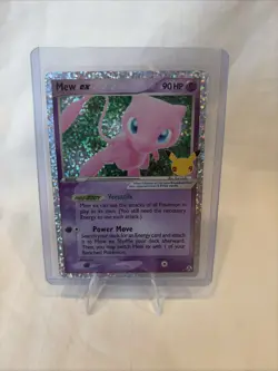 Pokemon TCG Mew EX Holo Card 88/92 Celebrations - Image 1