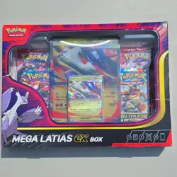 Pokemon Mega Latias EX Box Sealed Booster Packs Promo Lenticular Card - Image 1