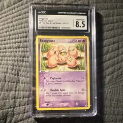 Pokemon Exeggcute 33/112 EX FireRed & LeafGreen CGC 8.5 Graded 2004 Single Card - Image 1
