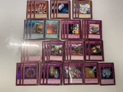 Yugioh Chain Burn Deck Of 40 Cards Competitive Lava Golem Ghost Mourner - Image 1