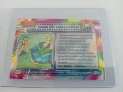 Pokemon Card Mewtwo Strikes Back ROUND ONE EQUALS DEFEAT Holo Foil Charizard - Image 3