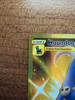 Pokemon TCG Battle Styles Houndoom Full Art Secret Rare Card 179/163 Gold - Image 3