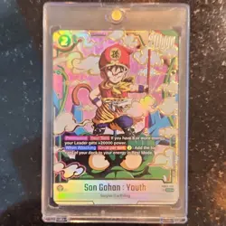 Dragon Ball Super Card Game Son Gohan Youth SCR FB03-133 Foil 20000 Power 2 Cost - Image 1