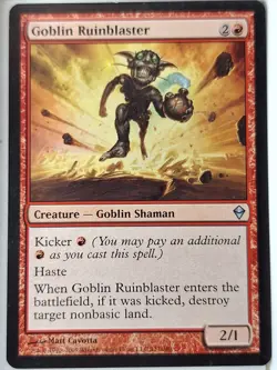 Goblin Ruinblaster - Zendikar - Magic the Gathering MTG Nice! - Image 1