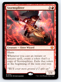 Stormsplitter FOIL - Bloomburrow - MTG - Image 1