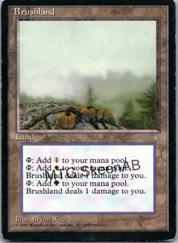 MTG SkeenAB Brushland from Ice Age. HP. - Image 1