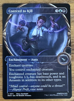 MTG Murders at Karlov Manor, Coerced to Kill - Story Spotlight - Showcase - Image 1