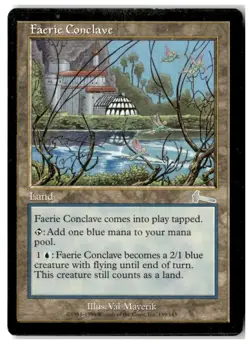 MTG Faerie Conclave -Urza's Legacy Heavily Played English Playset (x4) - Image 5