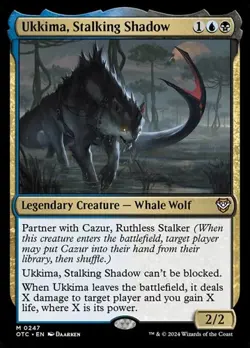 Ukkima, Stalking Shadow OTJC NM MTG - Image 1