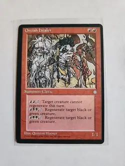 Orcish Healer - Ice Age - MTG Magic - Uncommon - Red Creature - Image 1