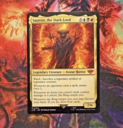 Sauron, the Dark Lord #224 (NM) Lord of the Rings LTR Magic MTG - Image 1