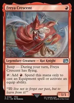 Freya Crescent - Foil FIN NM MTG - Image 1
