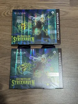 2x Secrets of Strixhaven SOS Collector Booster Omega Box MTG Magic The Gathering - Image 1