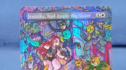 MTG Jennika, Bad Apple Big Sister Borderless SHOWCASE FOIL NM TMNT 🔮 5* - Image 2