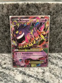 Pokemon M Gengar EX Full Art Holo Ultra Rare XY Phantom Forces 35/119 220 HP - Image 1