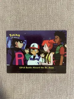 Topps Pokemon Episode Card - EP15 Battle Aboard The St. Anne Holo Foil - Image 2