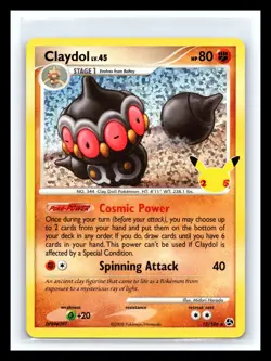 💥 Claydol Pokemon Celebrations Classic Collection 15/106 Holo Rare - Image 1