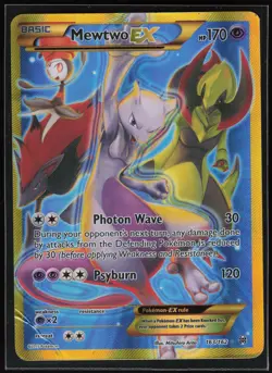 Pokemon TCG Mewtwo EX (163 Secret Full Art) #163/162 XY - BREAKthrough - Image 1