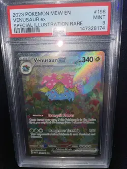PSA 9 Venusaur Ex #198 from Pokemon 151 - Image 3