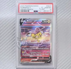 Pikachu PSA 10 📈 2023 Pokemon SWSH Crown Zenith (CRZ) 160/159 Secret Rare Holo - Image 1
