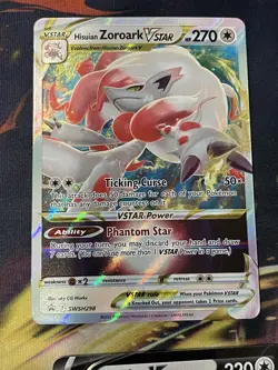 Pokemon TCG Hisuian Zoroark VSTAR SWSH298 Promo - NM - Image 1
