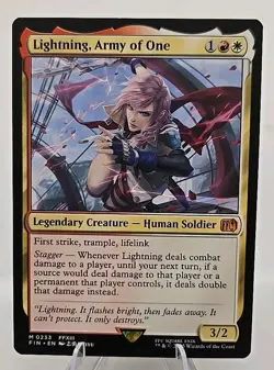 Lightning, Army of One MTG Final Fantasy Regular - Image 1