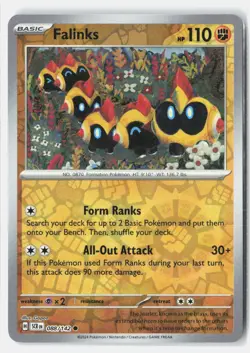 Falinks 88/142 Common Stellar Crown Pokemon Reverse Holo Near Mint Gapao - Image 1