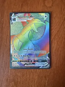 Pokemon TCG Salamence VMAX 194/189 Darkness Ablaze Secret Rare Holo 320 HP - Image 1