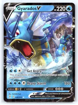 Gyarados V 028/203 Holo V Rare Evolving Skies Pokemon Near Mint - Image 1
