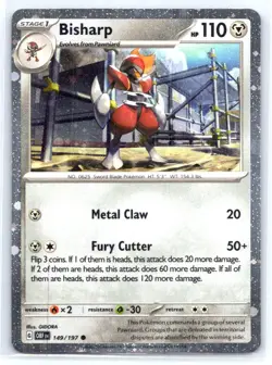 Bisharp 149/197 Holo Promo Miscellaneous Cards & Products Pokemon Near Mint - Image 1