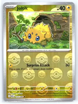Joltik (Poke Ball Pattern) 033/086 Common White Flare Pokemon Near Mint - Image 1