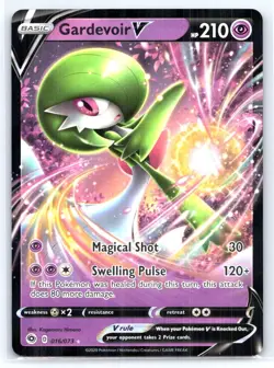 Gardevoir V 016/073 Holo V Rare Champion's Path Pokemon Near Mint - Image 1