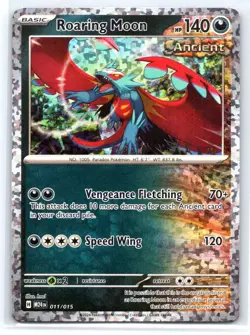 Roaring Moon 011/015 Holo Promo McDonald's Promos 2024 Pokemon Near Mint - Image 1