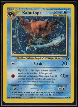 Pokemon TCG Kabutops (6) #06/75 Neo Discovery - Image 1