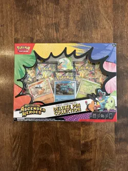 Pokemon TCG Mega Evolution—Ascended Heroes First Partners Deluxe Pin Collection - Image 1
