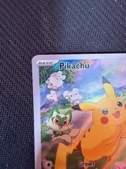 Pikachu SVP 088 Black Star Promo Scarlet & Violet Full Art Holo Pokemon TCG NM - Image 3