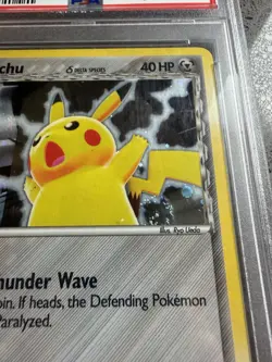 Pokemon Pikachu Black Star Promo Holo #035 Basic 40HP 2006 PSA 4 SWIRL 🌀 - Image 3