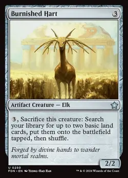 Burnished Hart x1 1x FOIL Foundations NM MTG - Image 1